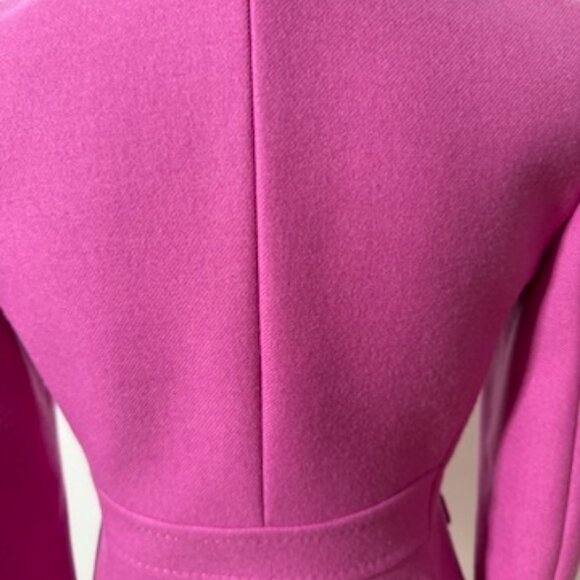 J crew pink wool fitted blazer with gold buttons size 2 - Picture 14 of 15